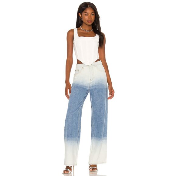 By Dyln Billie Jeans Denim Blue Ombré Design Revolve - Picture 4 of 4
